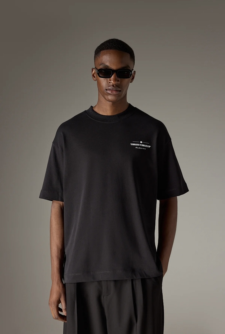 Christian Louboutin 118 THECOUTURECLUB Small Label Logo Short Sleeve T Black White S-XL T2010# - Image 41