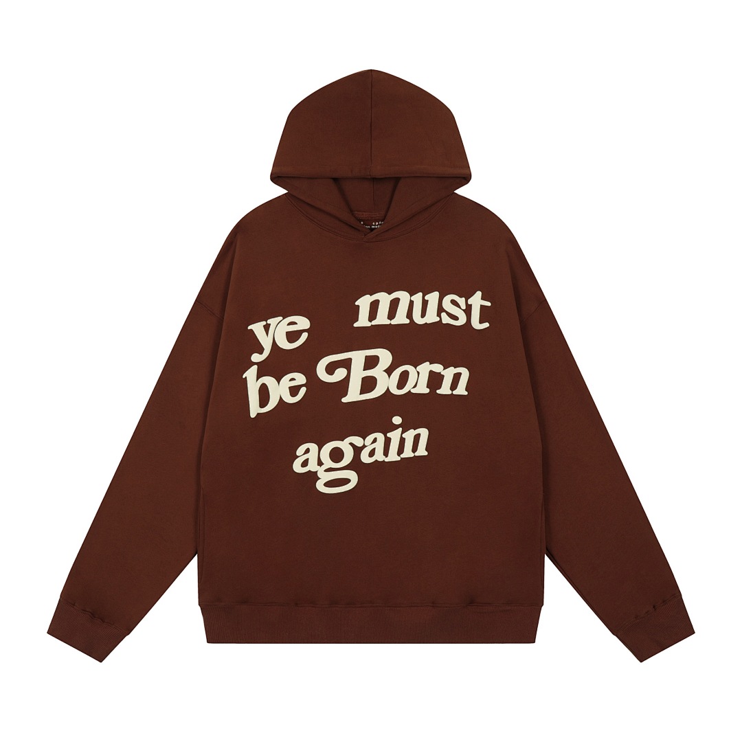 Unbranded 218 CPFM YE MUST BE BORN AGAIN HOODIE Velvet : Black Brown Dark Grey Ink Green Color Blue Yellow Bright Red Orange Purple S M L - Image 3
