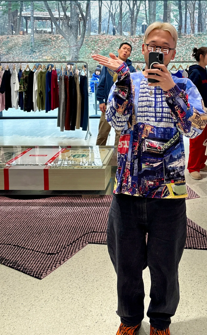 Supreme 298 SS25 SKYLINE SEQUIN L/S TOP Sky Stitching Long Sleeve Black Blue S-XL - Image 37