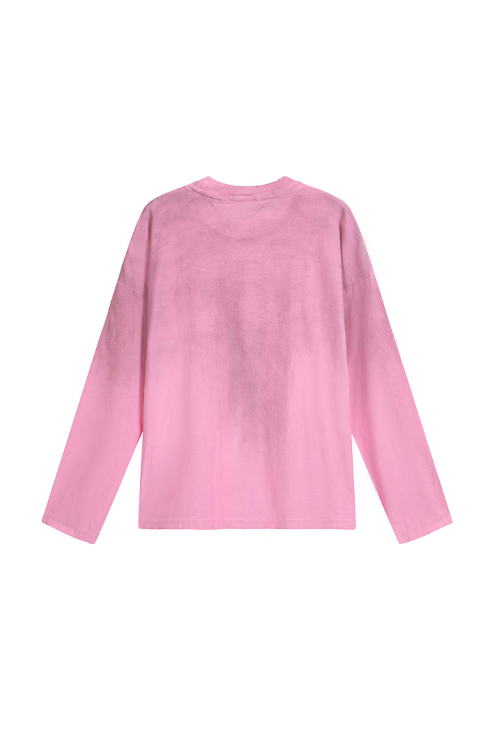 Acne Studios 128 AC LOGO Print Long Sleeve T Pink Black White Olive Green Dark Blue Red Spring Purple S-XL 3286# - Image 101