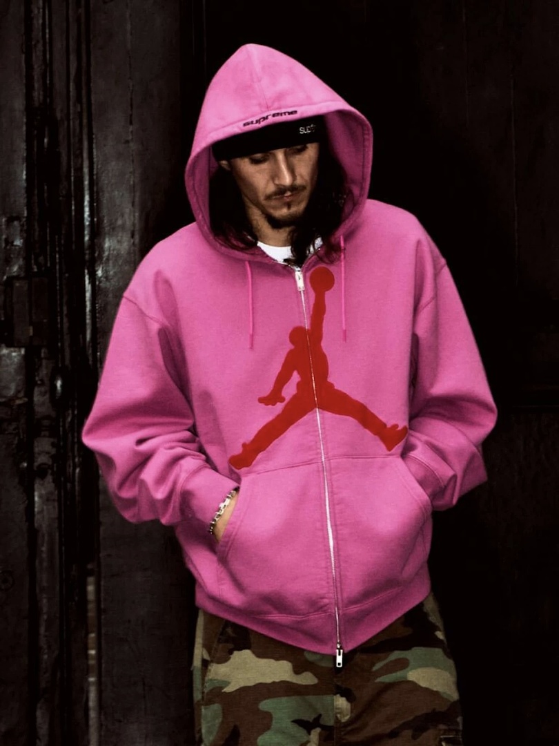 Supreme 368 ZIP UP HOODED SWEATSHIRT Buckle Embroidered Black Light Blue Red S-XL - Image 56