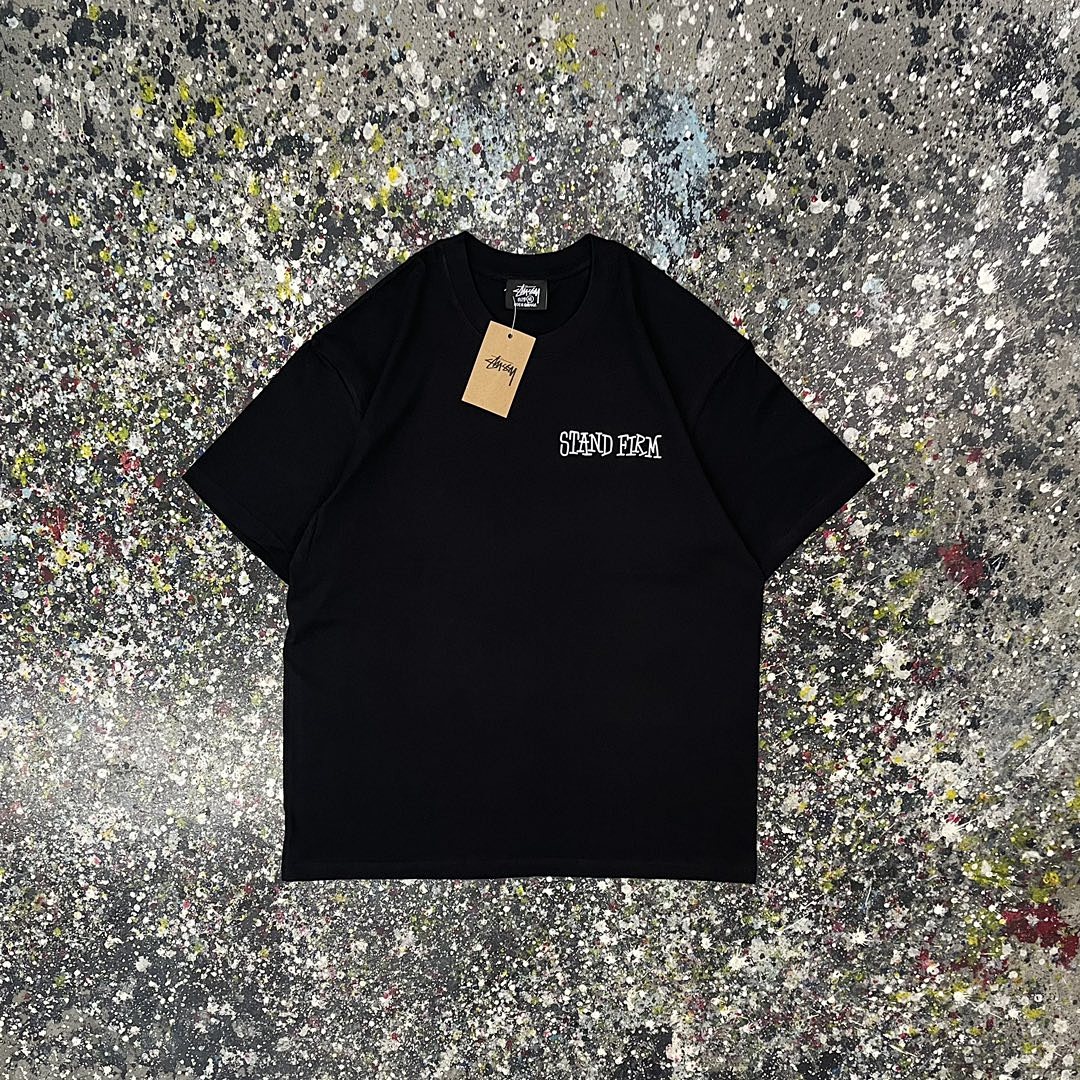 Stussy 108 Stu Short Sleeve T : Black White Green Apricot S Ｍ L XL XXL - Image 3