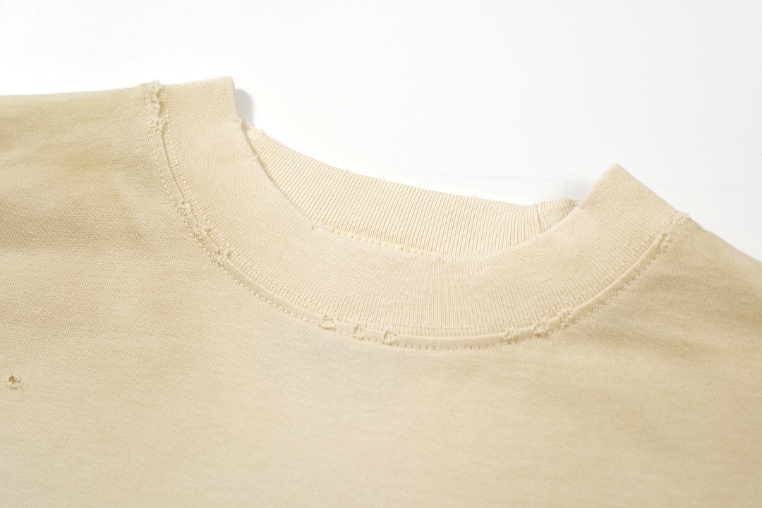 Unbranded 128 PANQ Water Print Short Sleeve T Apricot S-L 8003# - Image 4