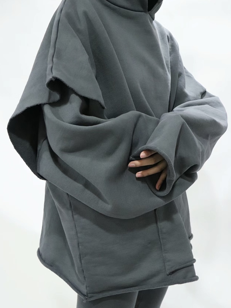 Unbranded 268 Greg Double Version Model Top Fleece Grey S-XL 3017# - Image 27