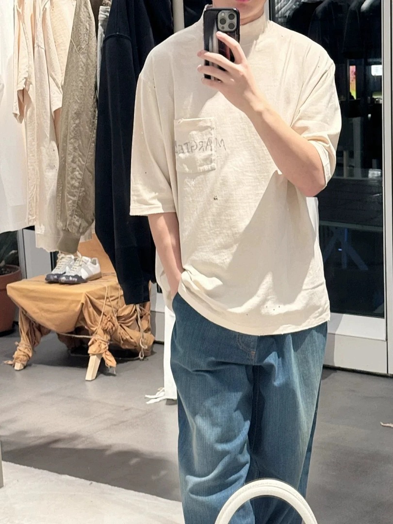 On Running 128 MM6 Maison Margiela Short Sleeve T Apricot Purple 46 48 50 52 8027# - Image 38