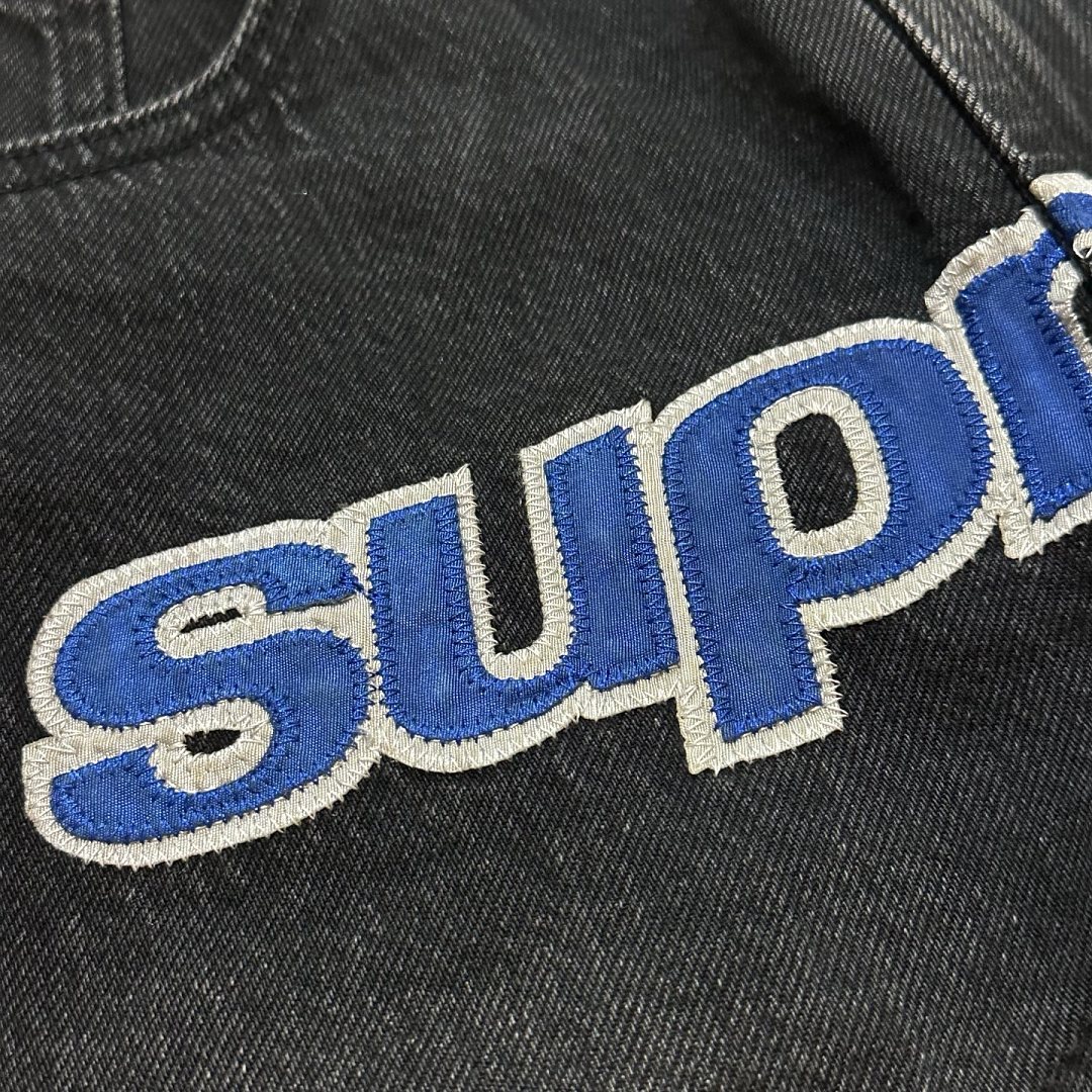 Supreme 358 Mitchell & Ness SS26 Bullets Baggy Denim Short - Image 14