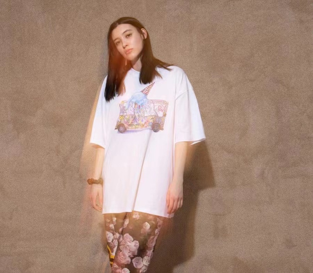 Drew House 108 DREW HOUSE ICE CREAM TRUCK TEE Color Snow Print Collar Short Sleeve T White S M L - Image 10