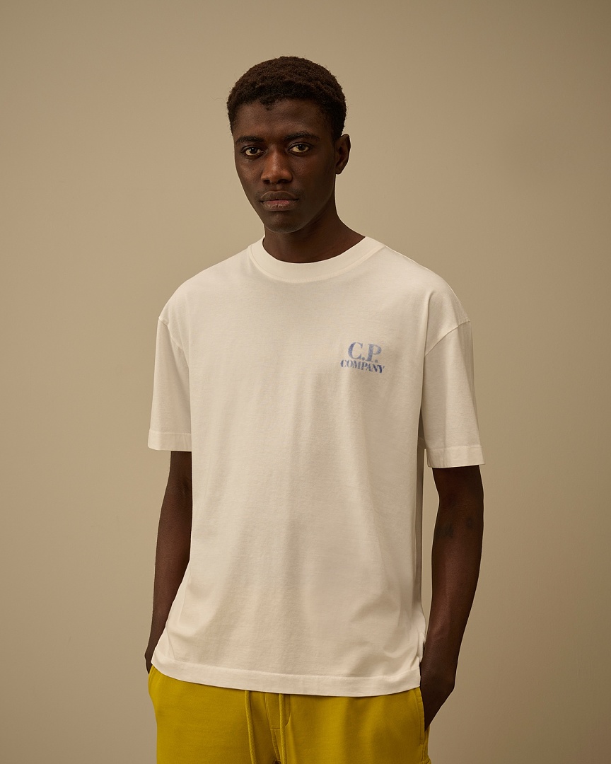 Unbranded 168 Print Short Sleeve T : M L XL XXL White Apricot (Black) - Image 40