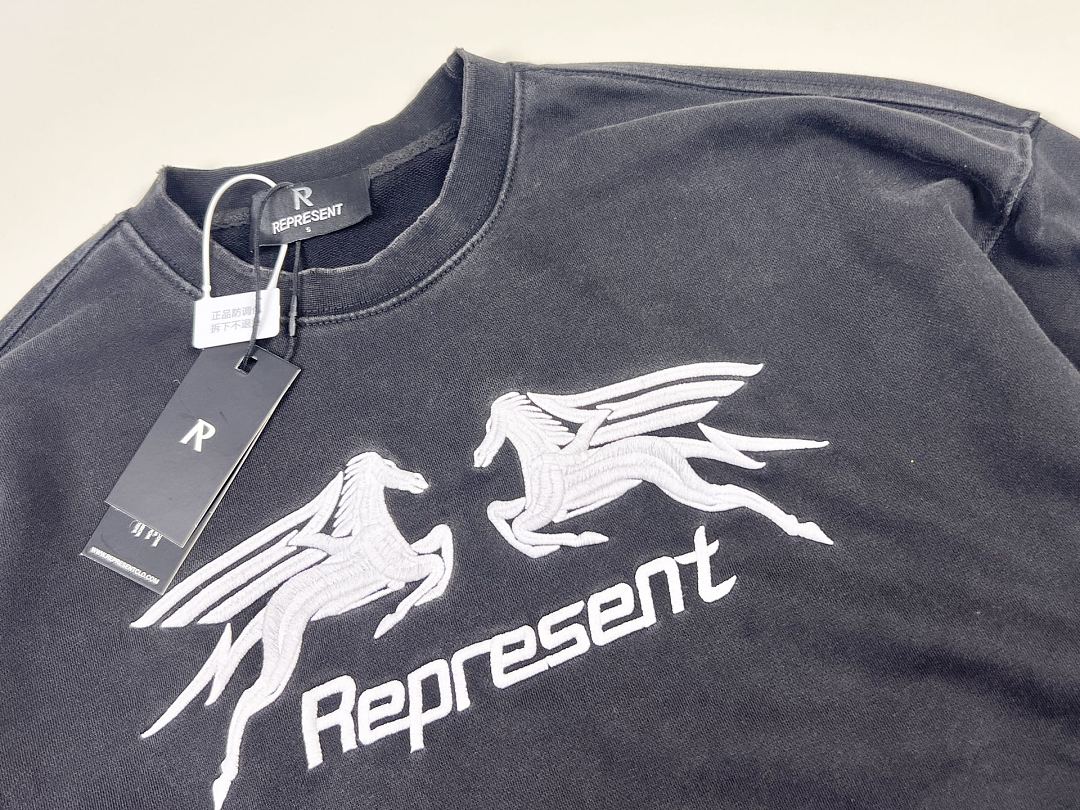 Represent 198 Represent Double Embroidered Collar : S M L XL - Image 3