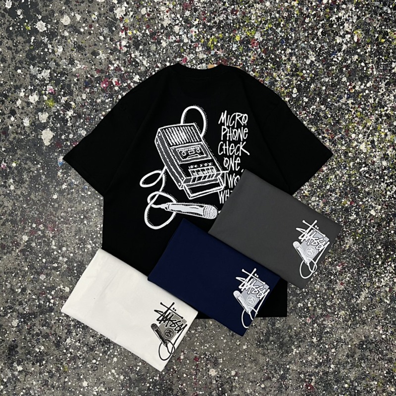 Stussy 108 Stussy Short Sleeve T : Black White Grey S Ｍ L XL