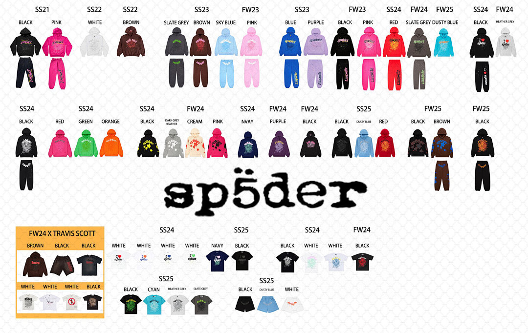 Sp5der HOODIE Brown Angel 555 Mens Womens Top : S-XXL - Image 8