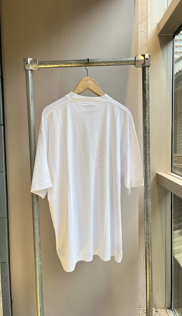 Unbranded 118 Vetements Label Logo Print Short Sleeve T White S-XL V5100# - Image 18