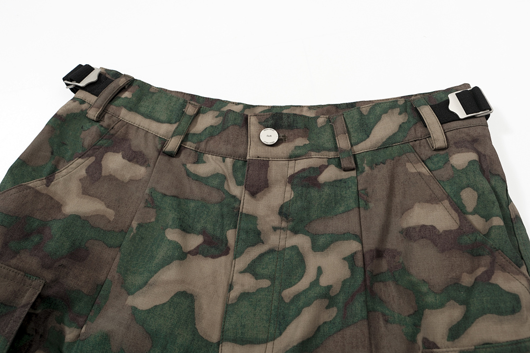 Bape 338 FAR CAMO CARGO PANT Snow Green Grey S-L 7267# - Image 5