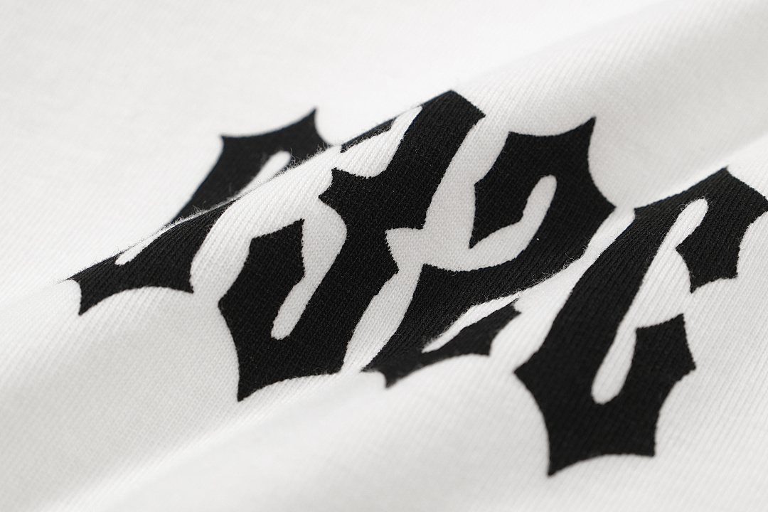 Unbranded 118 032C ''CRUX'' OVERSIZED BOX-CUT Print Short Sleeve T White S-XL 8010# - Image 6
