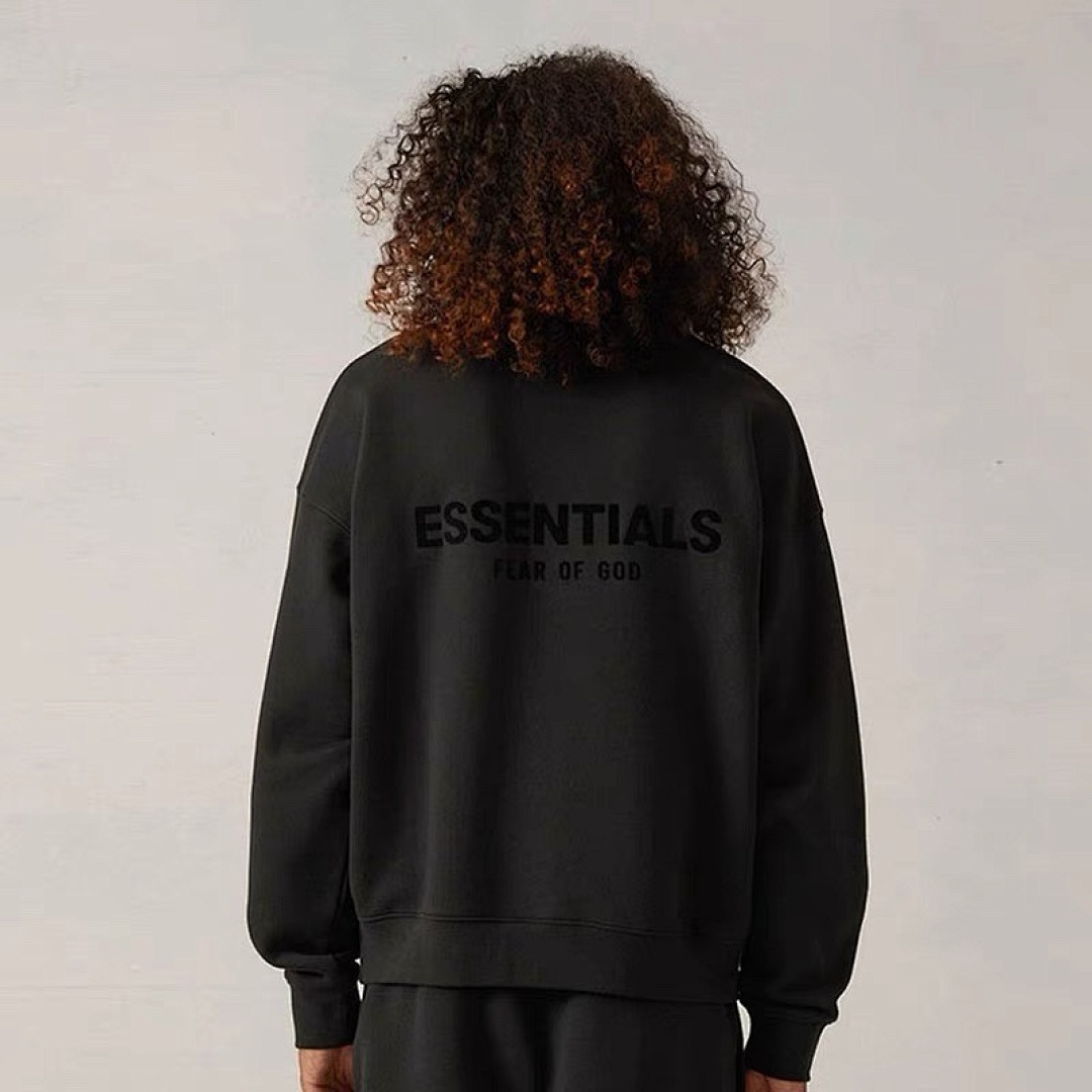 Essentials 178 ESS Velvet Mens Womens Autumn Winter Solid Cotton Collar : Black /Stretch Limo Dark Oatmeal /Dark Light /Light S-XL - Image 20