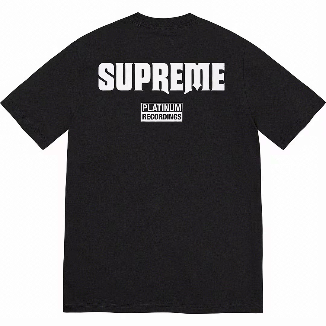 Supreme 118 22SS Still Talking Tee Logo Short Sleeve Black White S M L