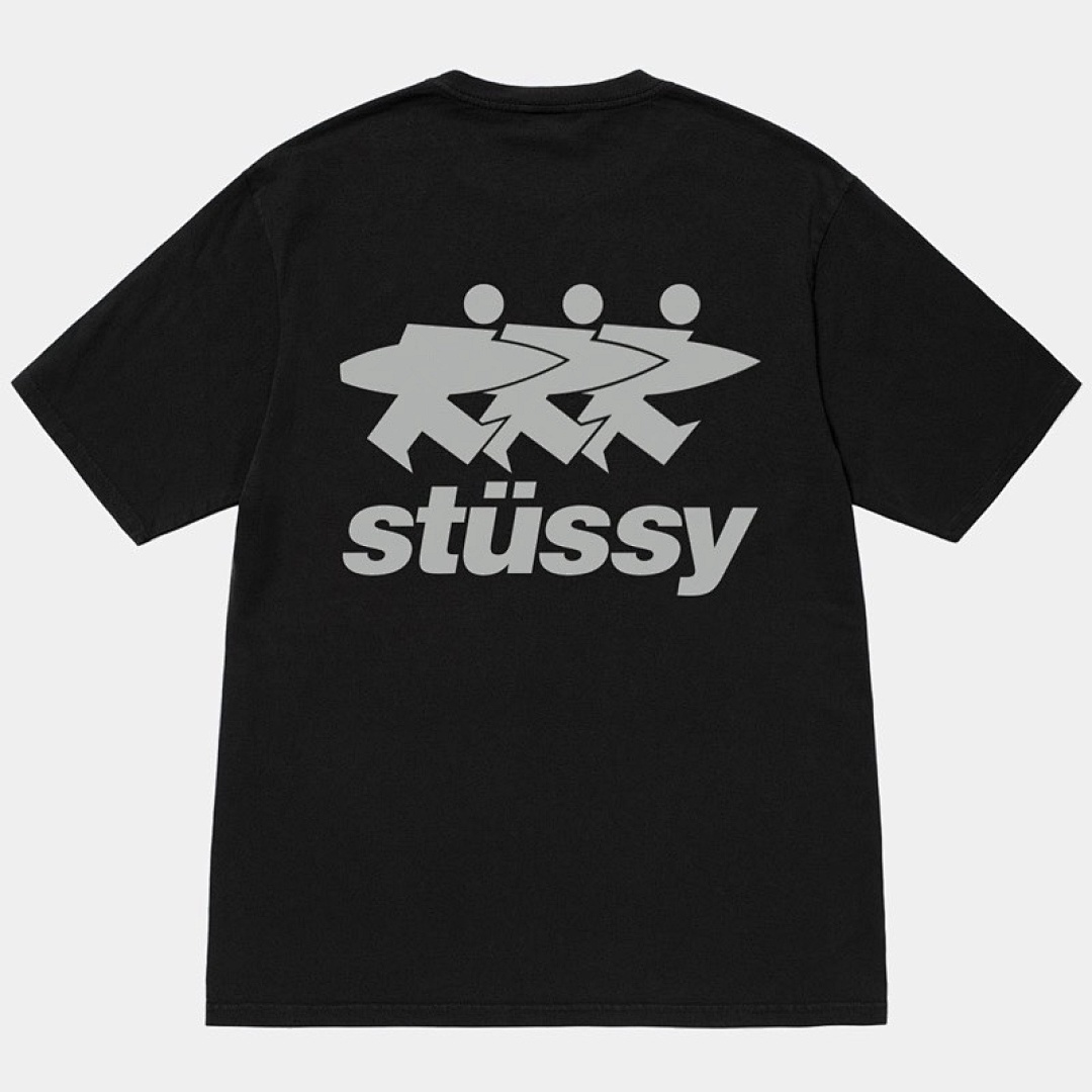 Stussy 98 STU 24SS SURFWALK PIGMENT DYED TEE Small Print Short Sleeve T : Black White S M L XL Y2413#