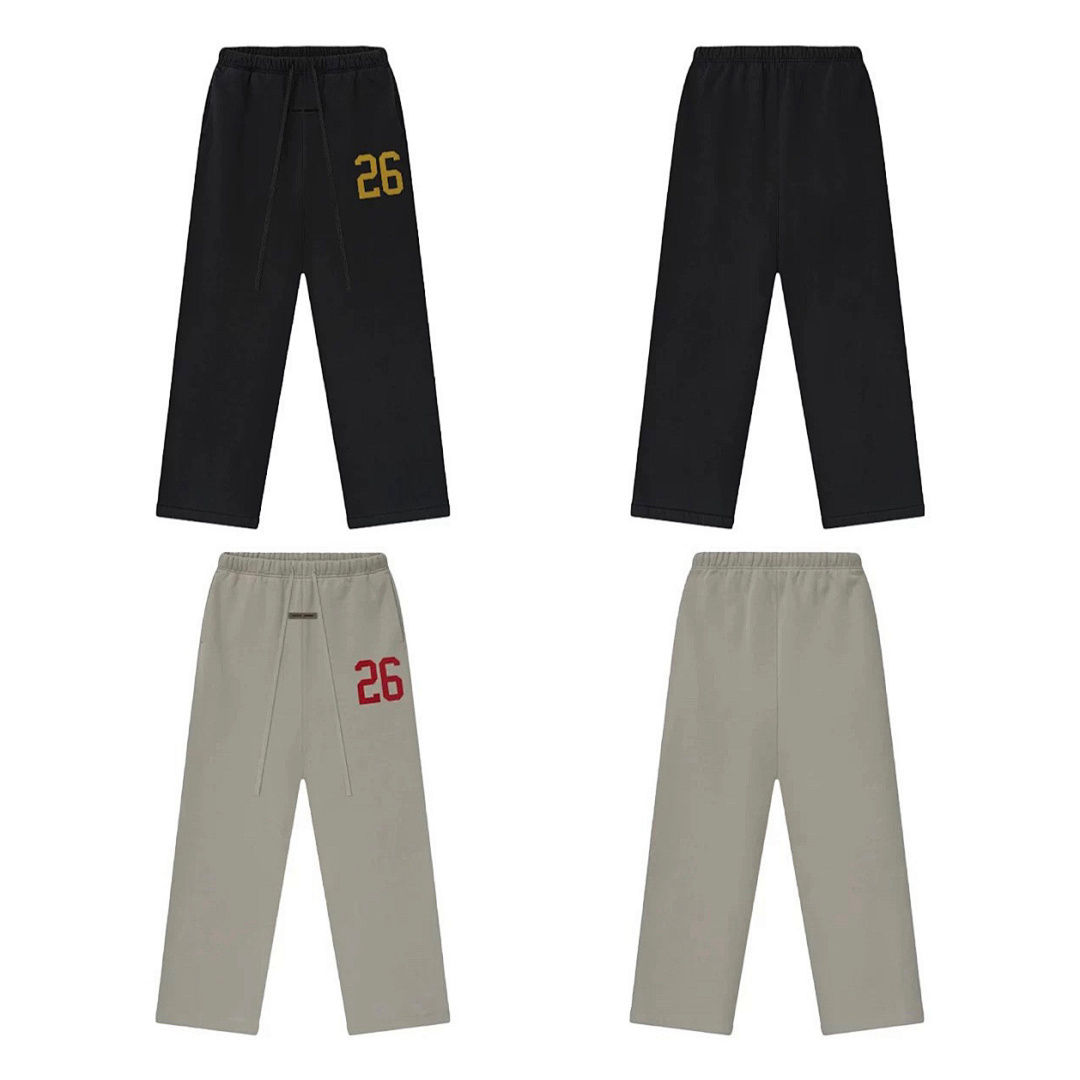 Essentials 188 FW26Holiday 2026 CLASSIC Sweatpant : Black Smoke Mist Grey :XS-XL