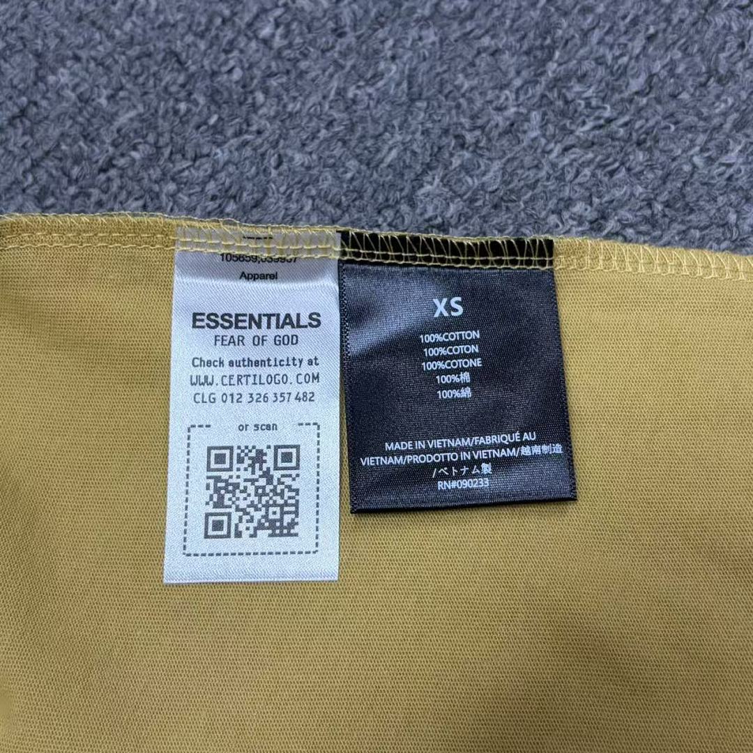 Essentials 148 ESS 24FW Print Short Sleeve T 380G : Gold Black Light Red Purple :XS-XL - Image 27