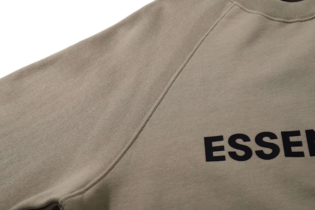 Essentials 98 FEAR OF GOD ESSENTIALS FOG Sleeve LOGO Collar White Blue Light Black Apricot High Grey Camel S-XL 6675# - Image 80