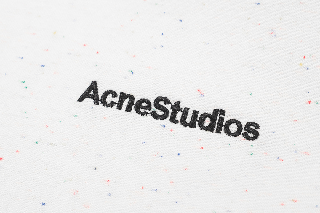 Acne Studios 118 AC Color Small Label LOGO Short Sleeve T Black White S-XL 8054# - Image 22