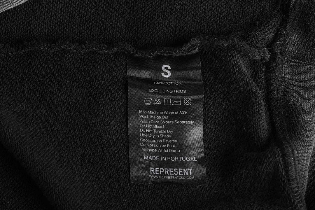 Represent 238 Represent World Championship BOXY Hoodie “ Military ” Print Washed : Black S M L - Image 14