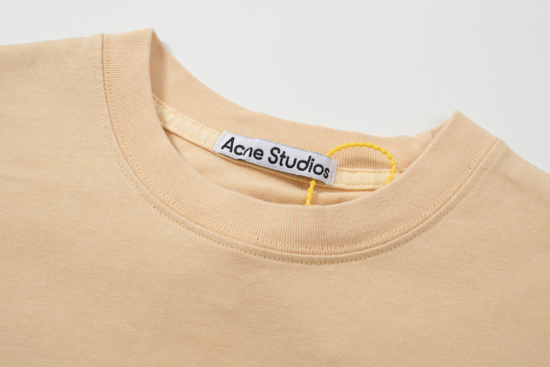 Acne Studios 108 AC Small Label LOGO Short Sleeve T Blue Black Yellow Water Purple S-XL 8040# - Image 22
