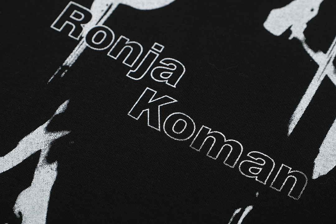 Unbranded 118 OURLEGACY Ronja Print Black Short Sleeve 46 48 50 52 8000# (White T) - Image 11