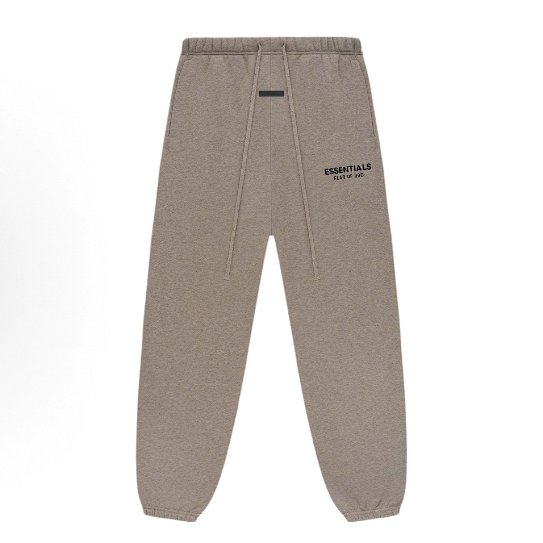 Essentials 178 Ess FALL24 HOLIDAY Fleece EssentialSweatpant Print Lace Up Velvet : Dark Mist Grey Light Black Desert Gold Brown :S-XL - Image 9