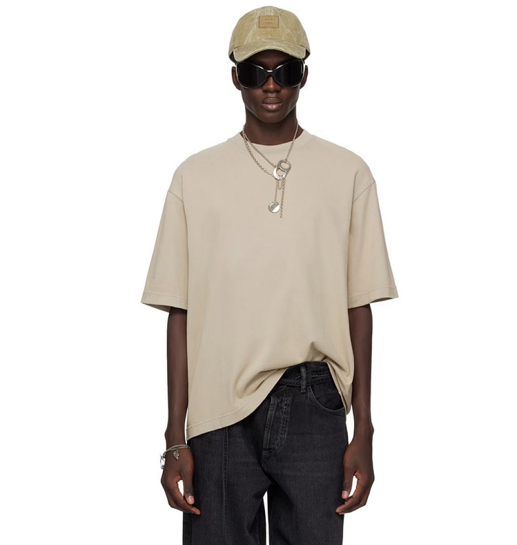 Acne Studios 108 AC Small Label LOGO Short Sleeve T Blue Black Yellow Water Purple S-XL 8040# - Image 70