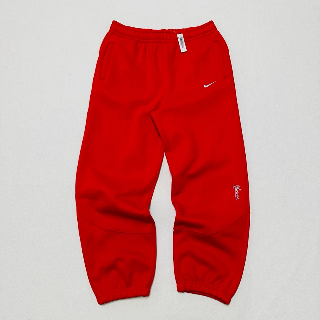 Supreme 368 SWEATPANT Embroidered LOGO Wide Black Grey Red S-XL - Image 48
