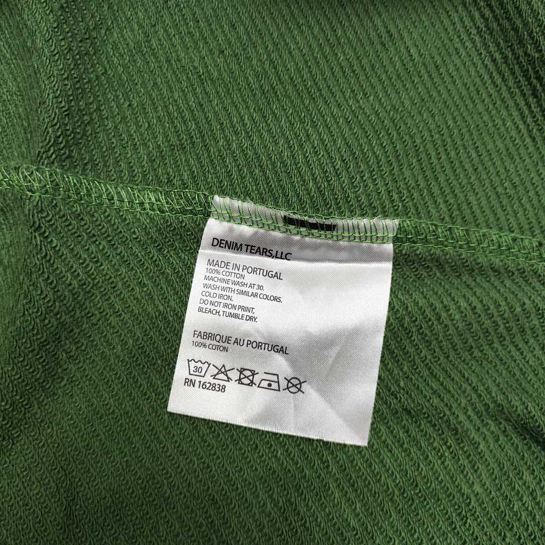 Unbranded 328 TOP Stock X Cactus Denim Tears Wreath Sweatpants460 100% Solid Cotton Mens Womens Black Grey Blue Green Coffee S-XL - Image 11