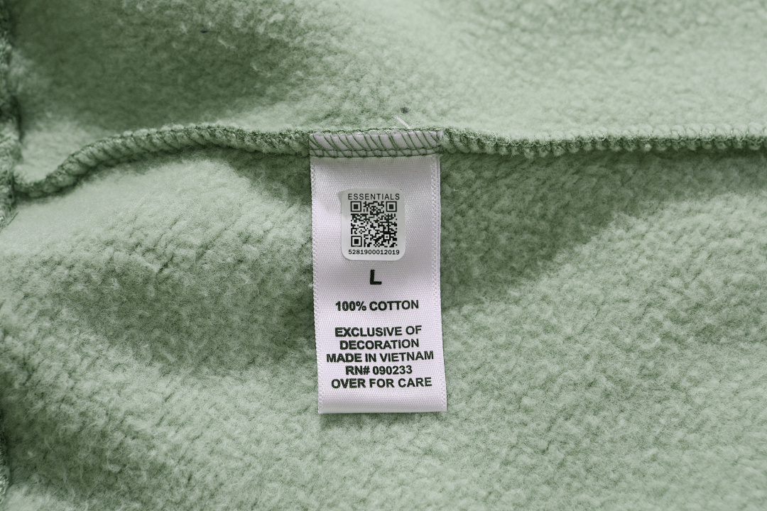 Essentials 98 FEAR OF GOD ESSENTIALS FOG Sleeve LOGO Collar White Blue Light Black Apricot High Grey Camel S-XL 6675# - Image 18
