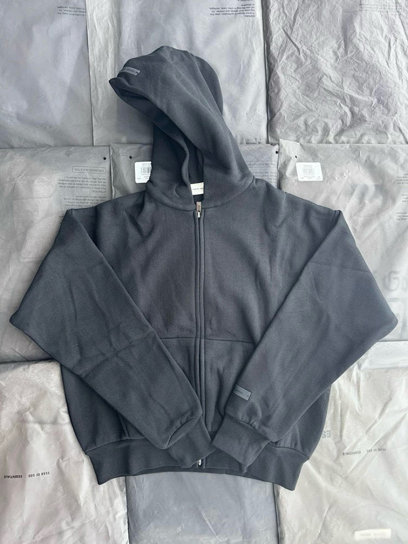 Essentials 238 Ess ALWAYS SS25 ON Classic Short Sleeve Jet Grey XS-XL (Black Homestead) - Image 30