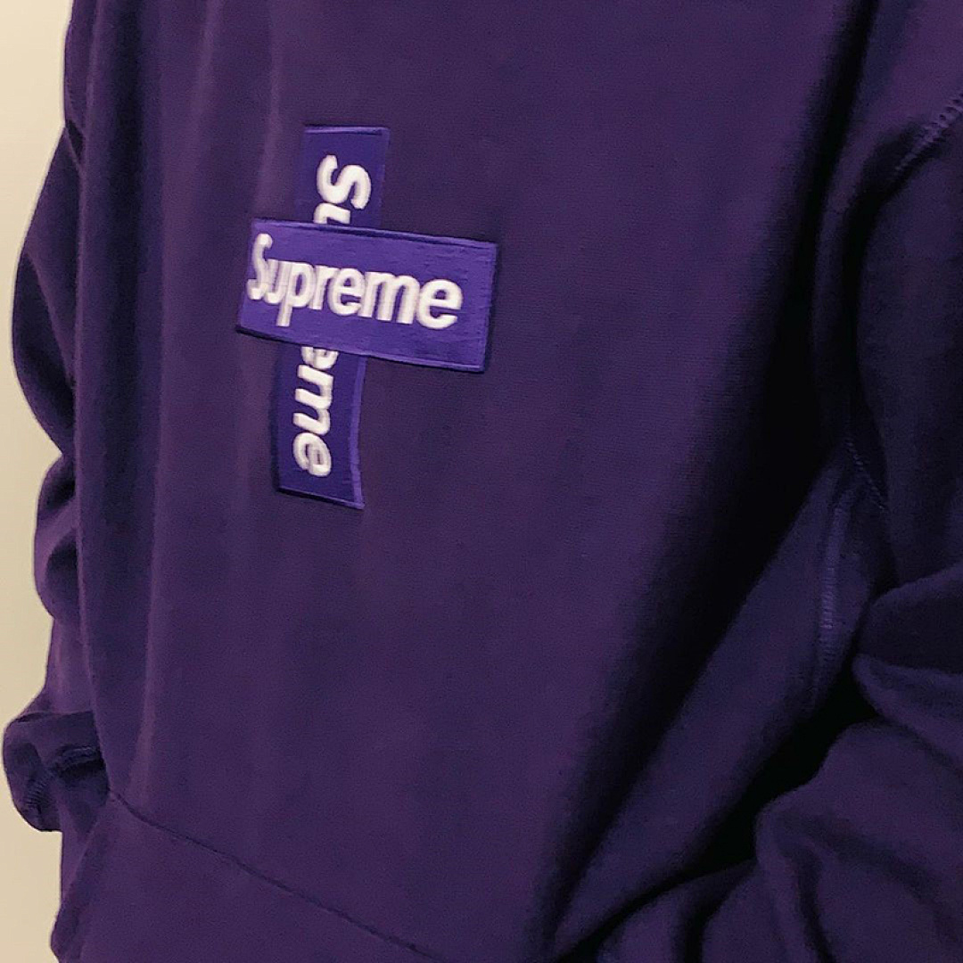 Supreme 238 Sup 20FW Cross Box Logo Hooded Sweatshirt Bogo S M L XL Black Grey S306 - Image 27