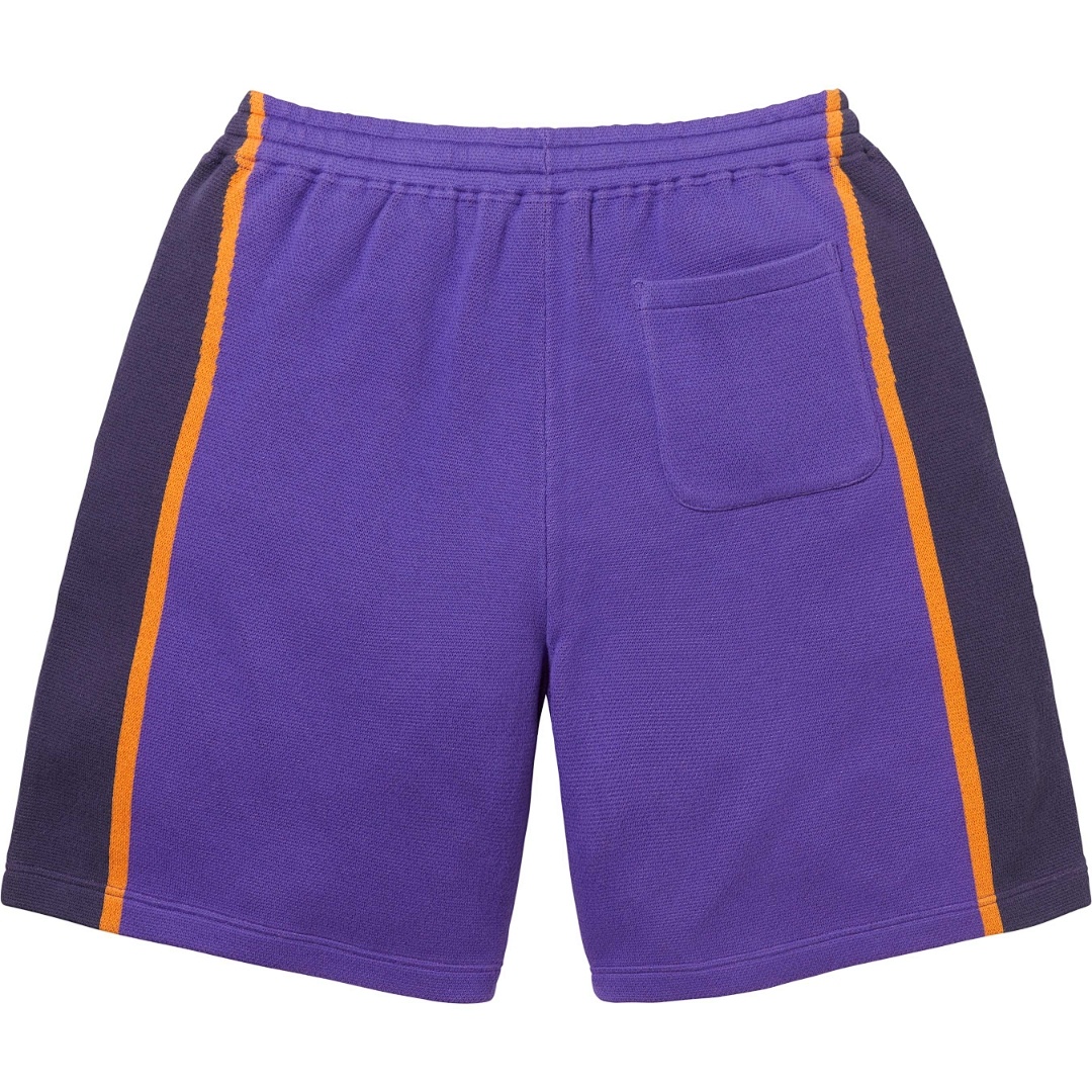 Supreme 288 UMBRO Collab SS25 KNIT SHORTS30 Patchwork Short Quad Black Red Purple Light Blue S-XL - Image 13
