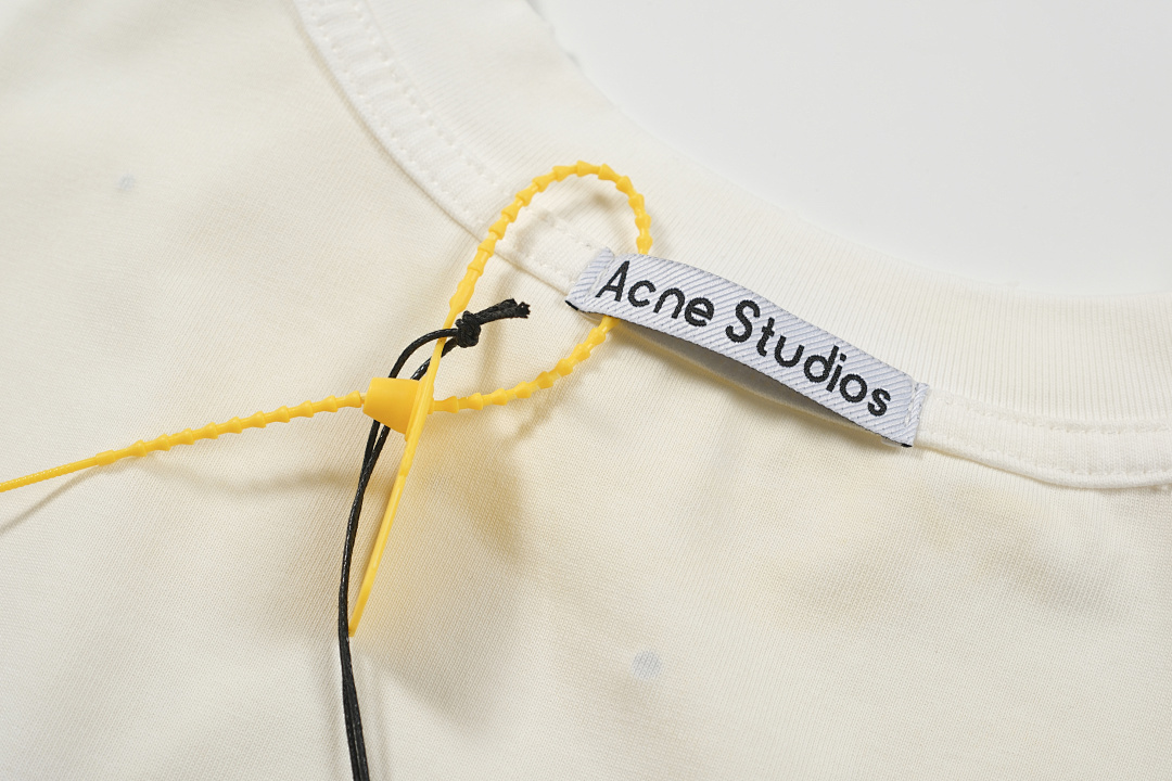 Acne Studios 138 AC Diamond LOGO Print Short Sleeve T White Grey Pink S-XL 8056# - Image 38