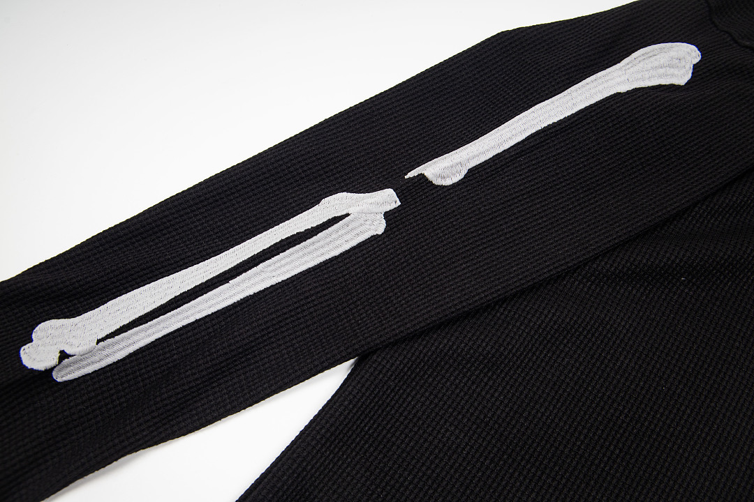 AMIRI 168 Wide Version Model Long Sleeve Black Apricot Light Grey S M L XL 601# - Image 8