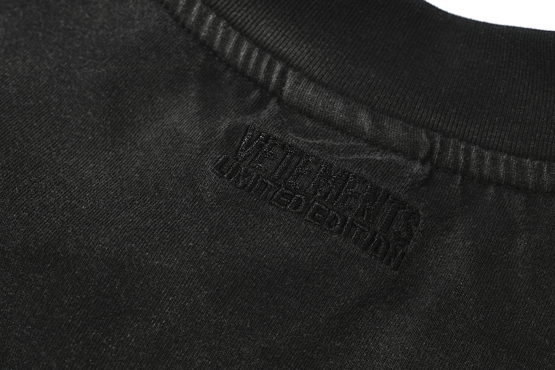 Unbranded 148 VETEMENTS Patchwork Wind Short Sleeve T Black Ink Green S-XL V5201# - Image 17