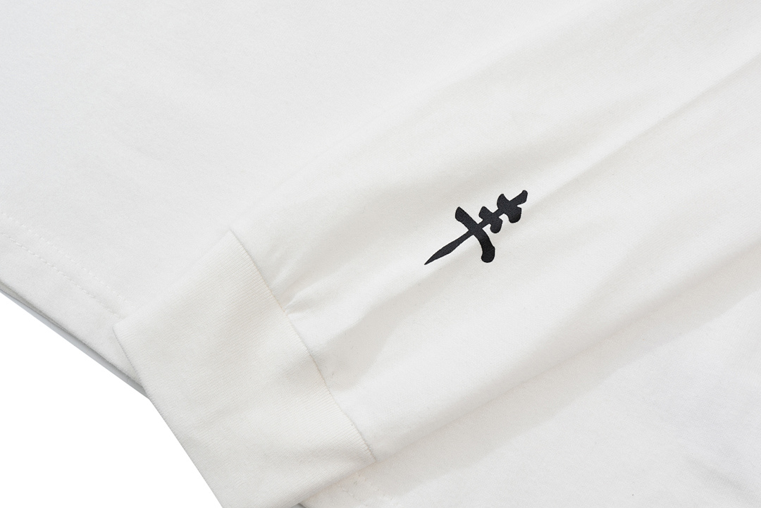 Off-White 108 Kozaburo Triple Wind Print Long Sleeve T Blue Light Black Off White S-XL 3231# - Image 23