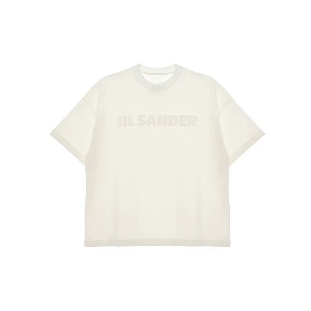 Unbranded 108 JIL SANDER Label Print Logo Short Sleeve T Black White Cream Apricot S-XL J9888# - Image 52