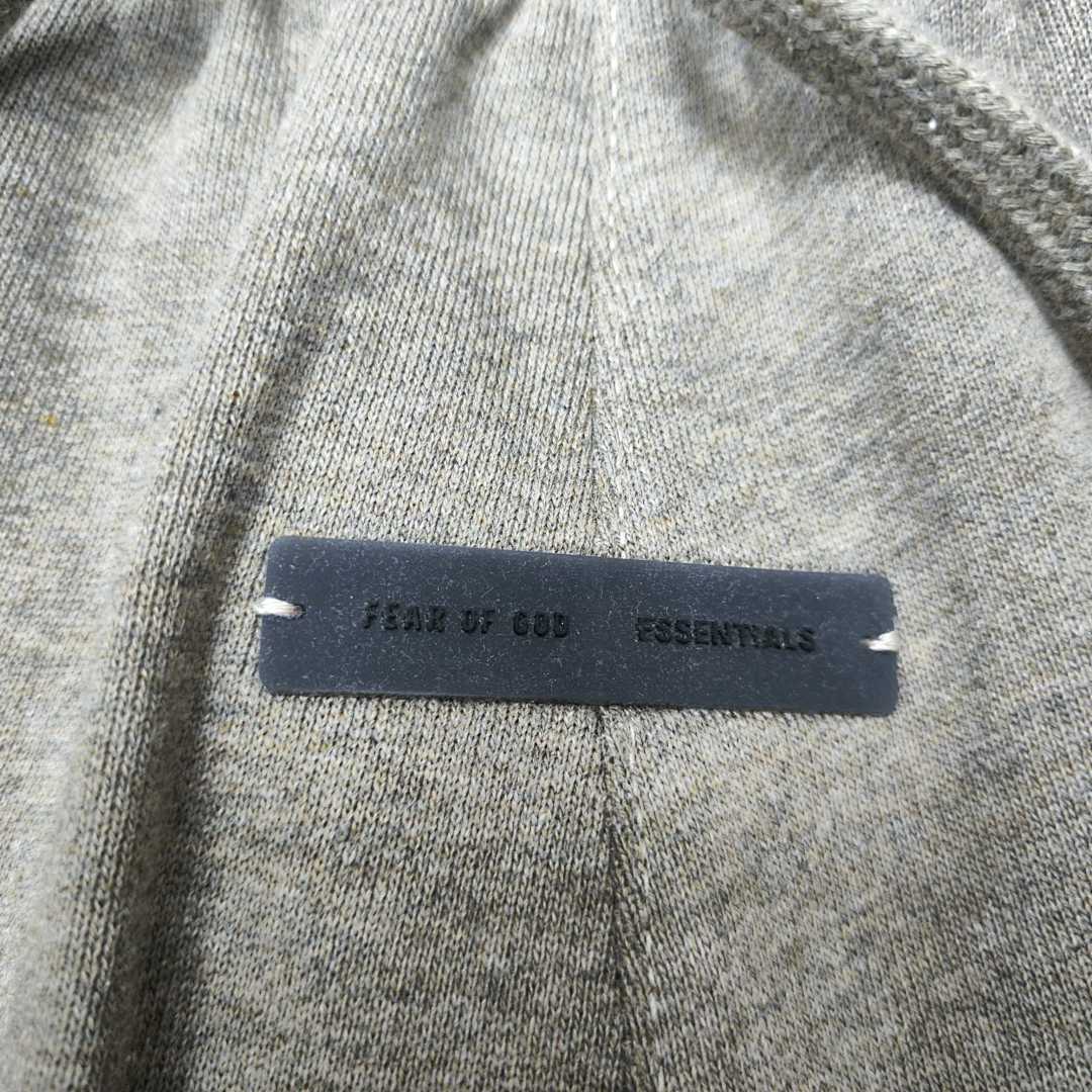 Essentials 148 Ess SS25 Classic Hoodie Label Print Short Silk Silver Gum Black Grey Brown Oatmeal XS-XL - Image 93