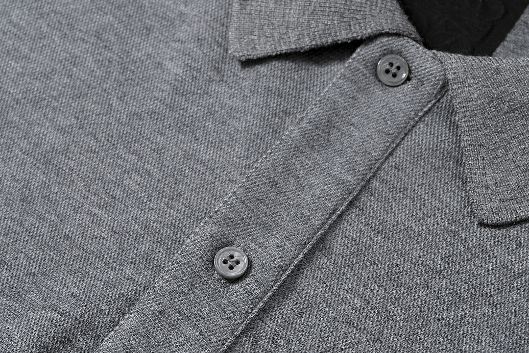 Ralph Lauren 158 L0E Wind Collar POLO Short Sleeve T Grey : S-XL E0002# - Image 5