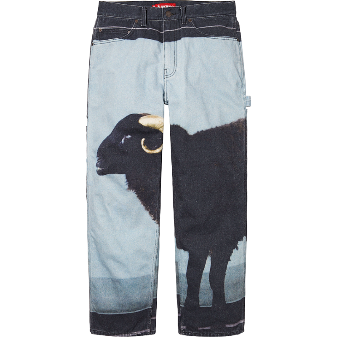 Supreme 398 25SS Damien Hirst Collab Long 30 32 34 36 (Green Black) - Image 8