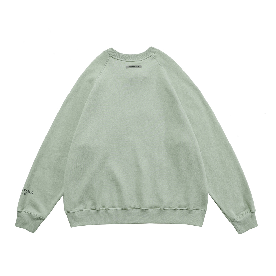 Essentials 98 FEAR OF GOD ESSENTIALS FOG Sleeve LOGO Collar White Blue Light Black Apricot High Grey Camel S-XL 6675# - Image 6