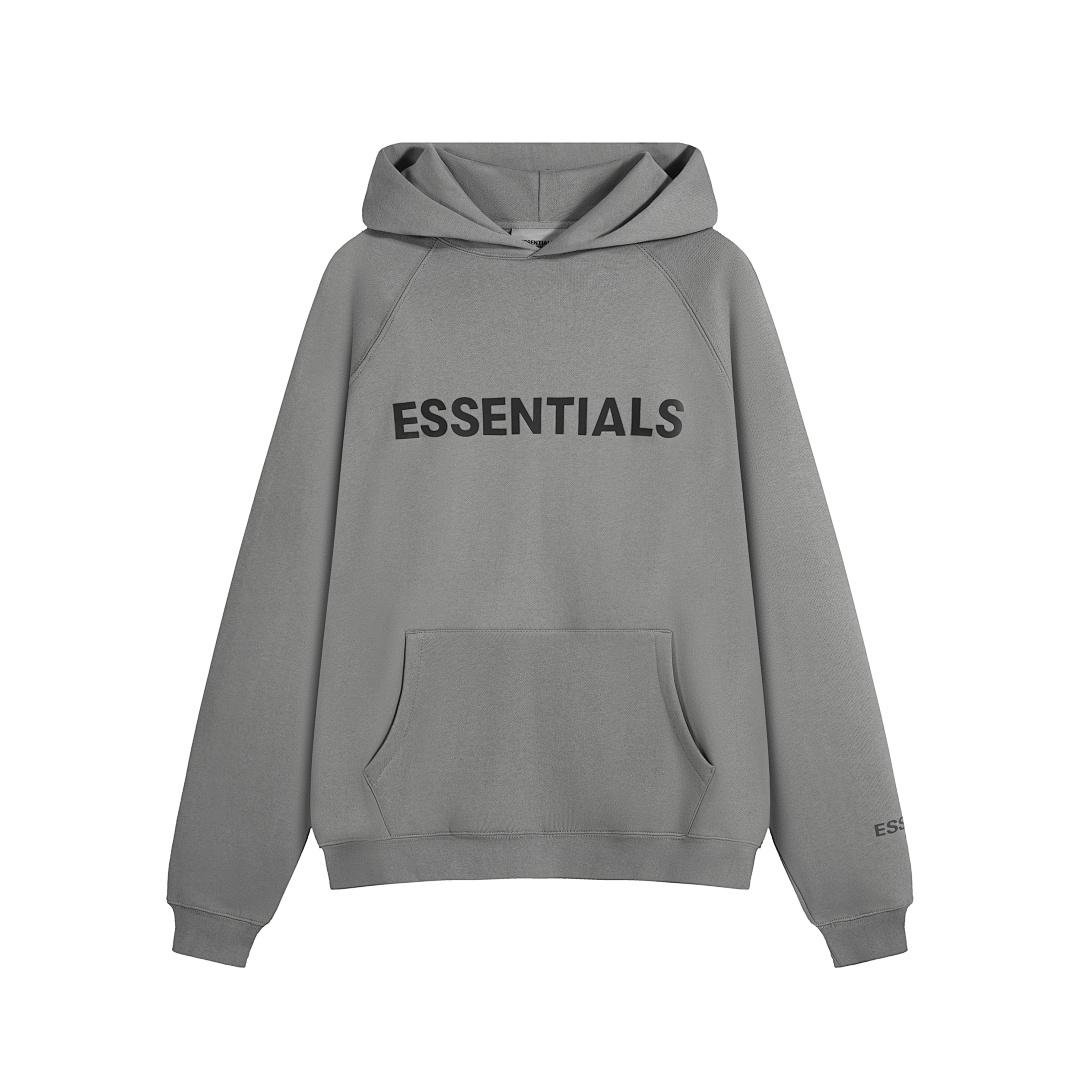 Essentials 218 ESS Sleeve LOGO Black /Black Grey /Charcoal S-XL 6692# - Image 20