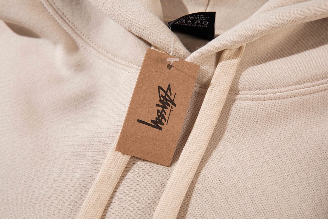 On Running ON SALE118 Stu FW24 BASIC STÜSSY HOODIE Off White Black Light Grey Purple Color Blue Apricot Green S M L - Image 22