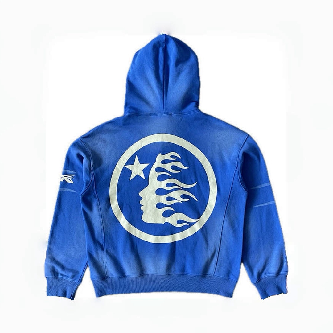 Hellstar 258 Hellstar Studios No Guts Glory Hoodie Pants Water Blue S-M-L-XL