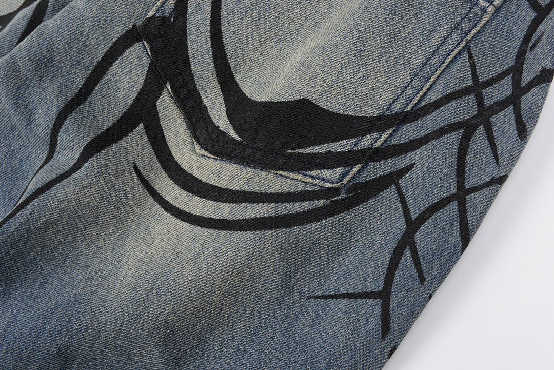Hellstar 398 HELLSTAR STUDIOS Washed High Blue S-XL - Image 6