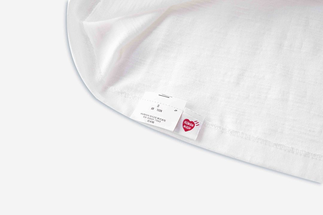 Human Made 118 HUMAN MADE × KAWS Collab Double X Cream Print Collar Short Sleeve T : White S M L - Image 9